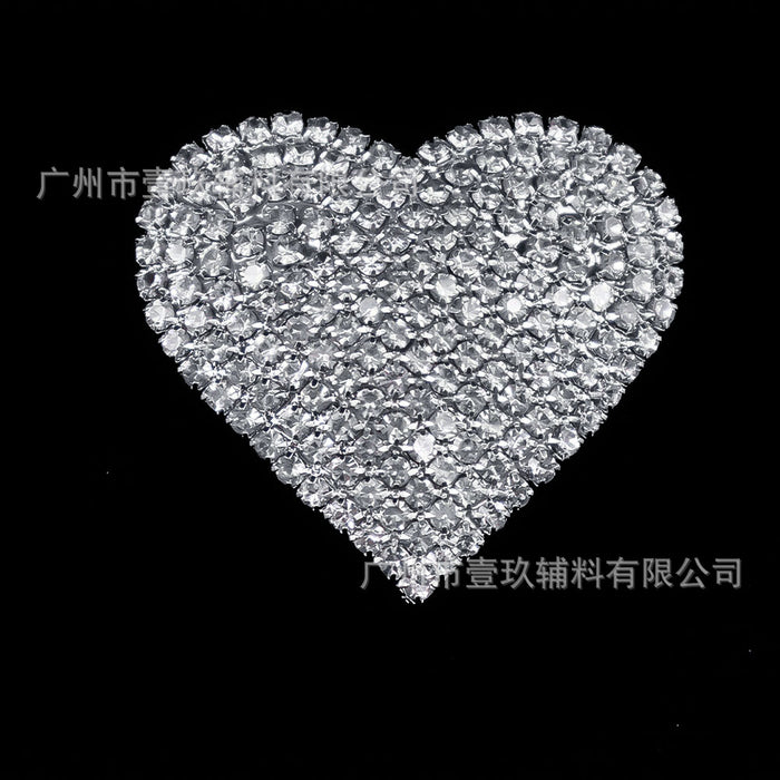 Wholesale DIY bow rhinestone brooch crystal corsage DIY craft accessories pendant