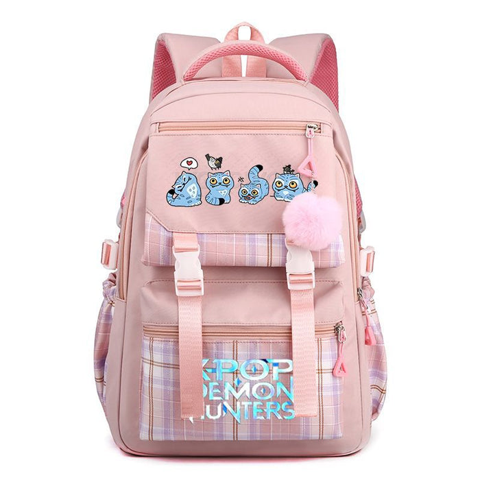 Wholesale  Kpop Printed School Bag Junior High School Large Capacity Backpack