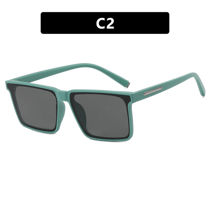 Wholesale Square Simple Anti-UV PC Sunglasses JDC-SG-PLS123