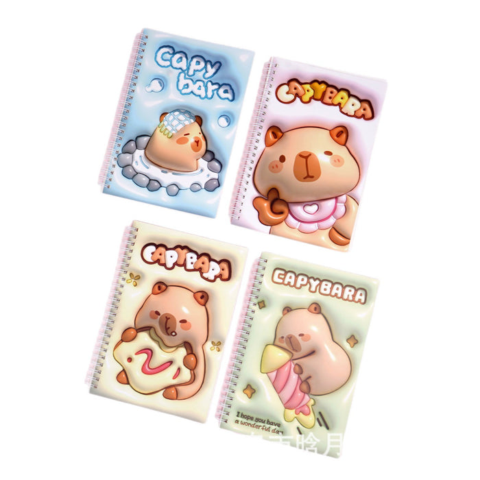 Wholesale 4pcs A5 Spiral 40-Page Student Creative Diary  Notebook