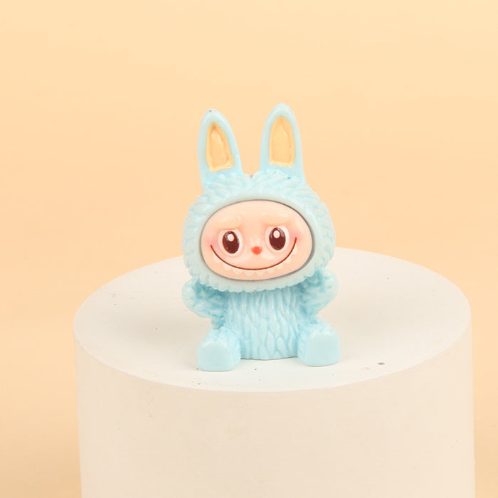 Wholesale Cute Resin Particle Solid Color Keychain Pendant