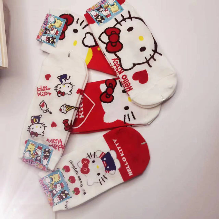 Wholesale Cotton Cartoon Short Socks JDC-SK-Xiasi005