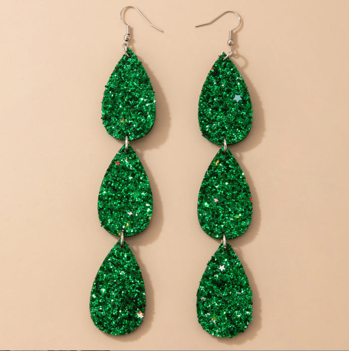 Wholesale Weaving flower earrings for vacation style earrings