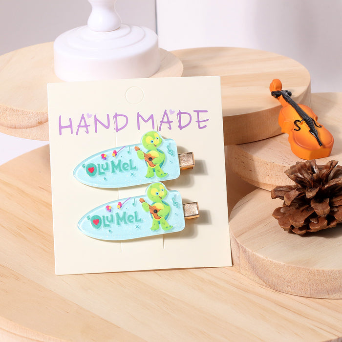 Wholesale Acrylic Cartoon Cute Side Clip Hairpin