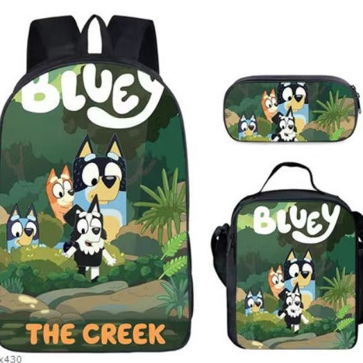 Wholesale New Style Bulloy Dog children's Leisure Lightening Large Capacity Printed Backpack Primary School Student Schoolbag JDC-BP-Shangl002