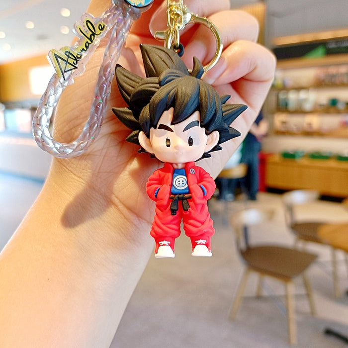 Wholesale Silicone Cartoon Doll Keychain JDC-KC-MingT092