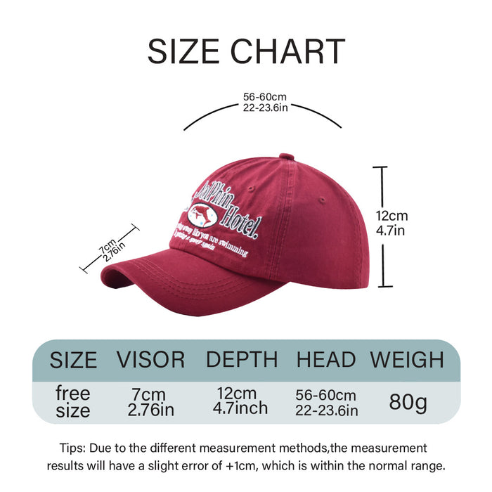 Wholesale Cotton Dolphin Letter Embroidery Baseball Cap JDC-FH-WenR030