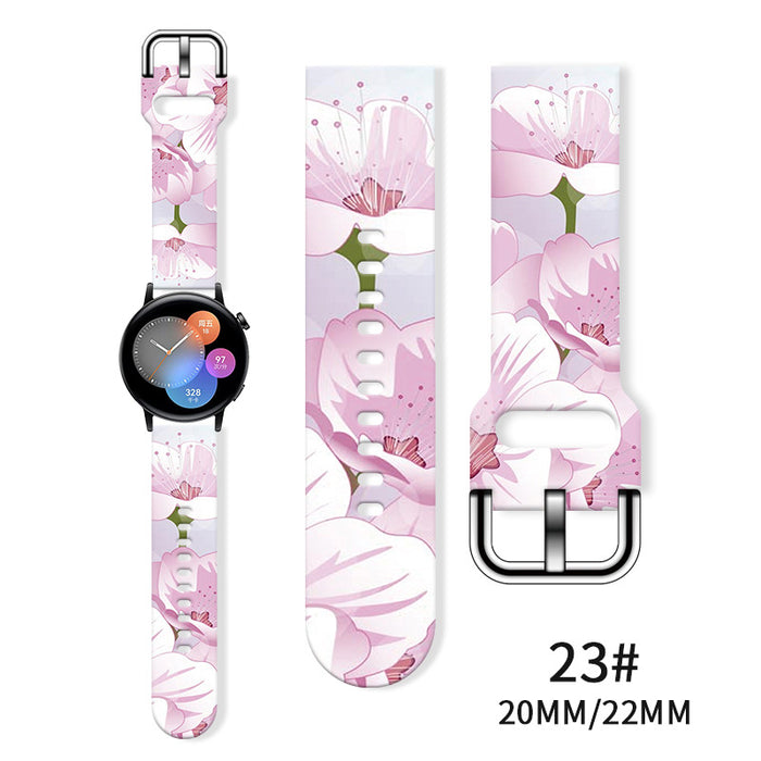 Wholesale Printed  Tpu Watch Strap Wrist Strap JDC-WD-NuoQi085