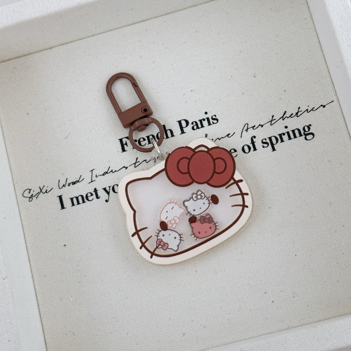 Wholesale Cartoon Wobbly Cat Acrylic Keychain Cute Bag Charm Fashion Accessory Gift Resale