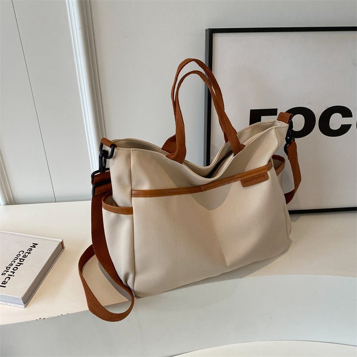 Wholesale tote waterproof outing lightweight crossbody bag canvas bag