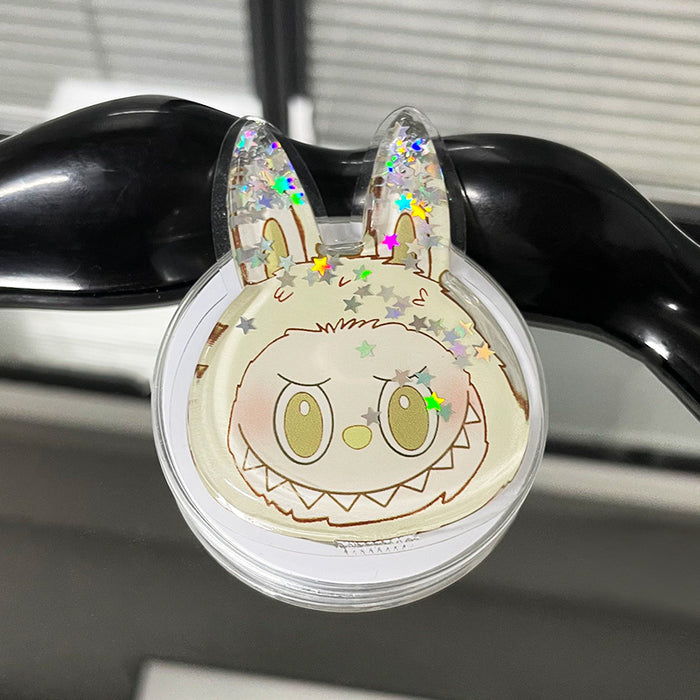 Wholesale Liquid quicksand creative lazy desktop Phone  stand