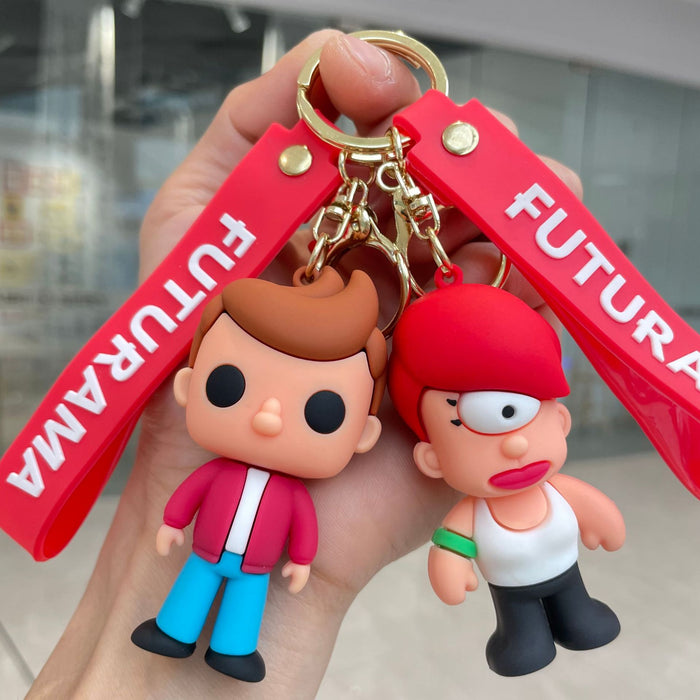 Wholesale Anime keychain, keychain, cartoon figurine, small gift