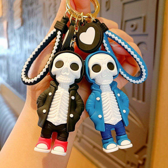 Wholesale Cartoon Doll Silicone Keychain JDC-KC-MingT261