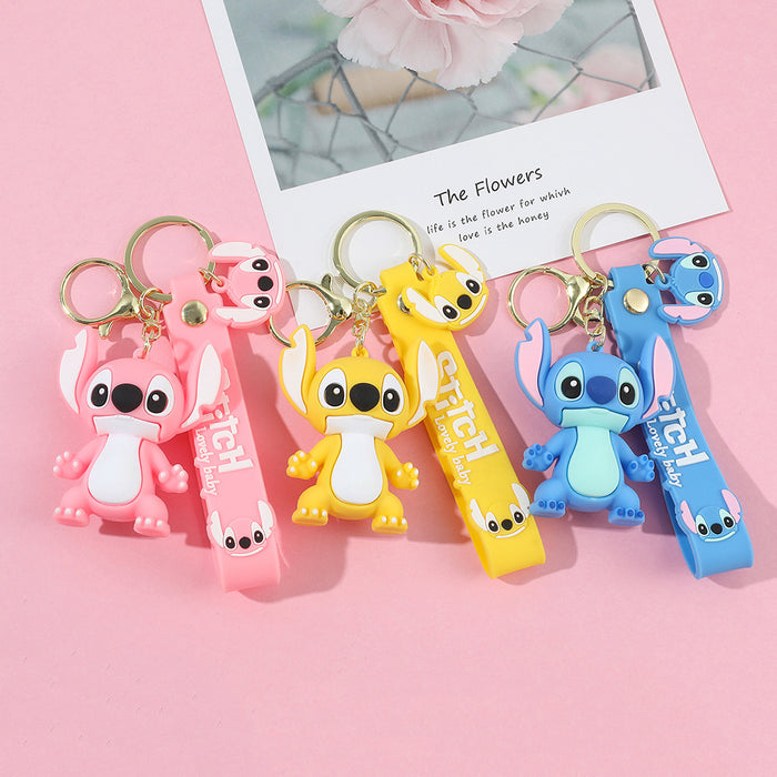 Wholesale  Cute Doll Silicone Keychain Bag Car Keychain  Cute Keychain