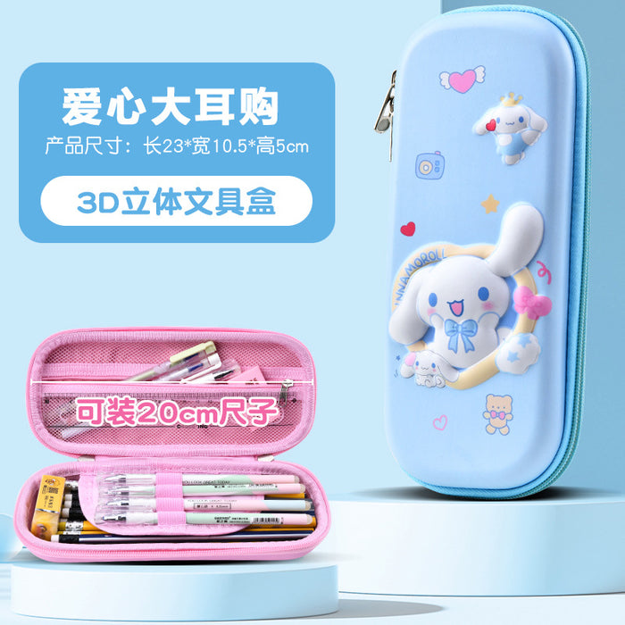 Wholesale Cartoon Pencil Case for Primary School Students Large Capacity Storage