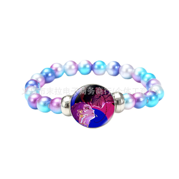 Wholesale K-Pop Cartoon Anime Colorful Beaded Bracelet
