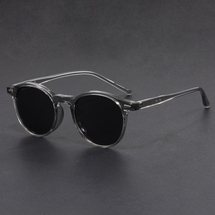 Wholesale ultra-light sunglasses round frame anti-ultraviolet sunglasses