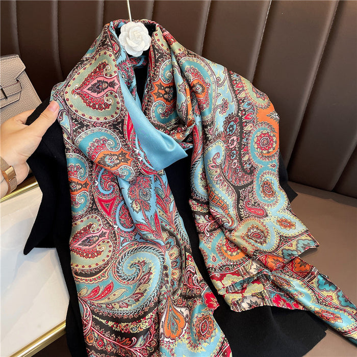 Wholesale Long Printed Silk Scarf JDC-SF-Xuanx005