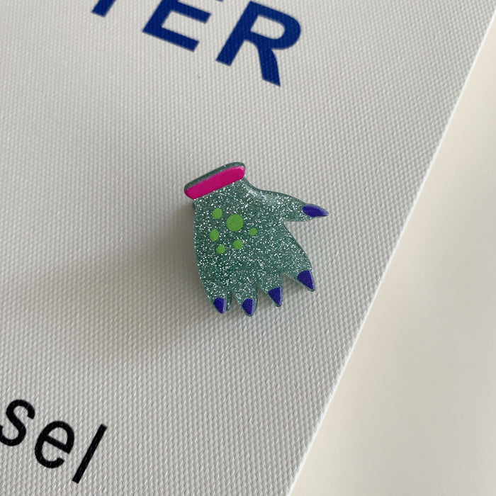 Wholesale  Fun Small Clip Funny Ghost Pumpkin Black Bat Personalized Acrylic Hair Clip Hair Accessory