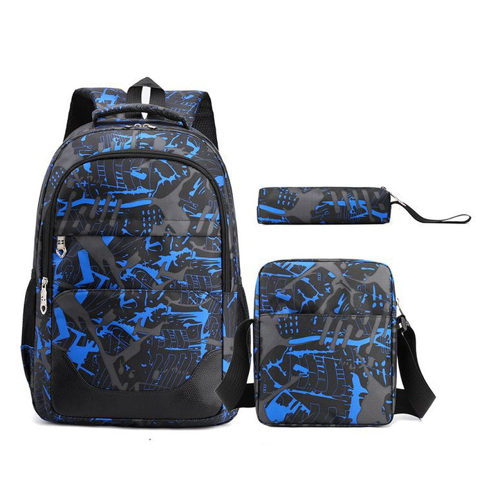 Wholesale Nylon New Large Capacity Middle and High School School Bags Casual Travel Bags JDC-BP-YuanDuo033