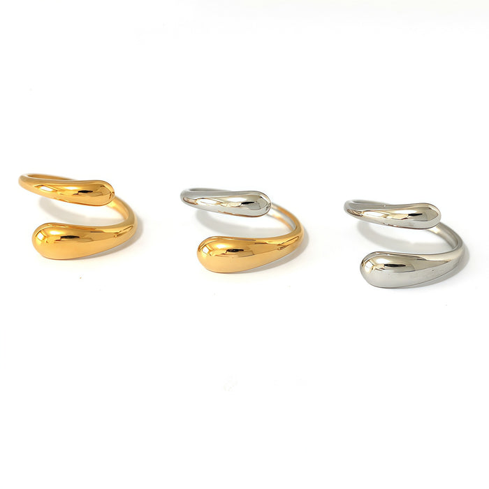 Wholesale Jewelry Stainless Steel 18K Gold Geometric Line  Accessible Design