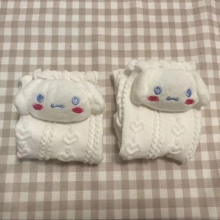 Wholesale White Cat Cute Couple Autumn and Winter Socks