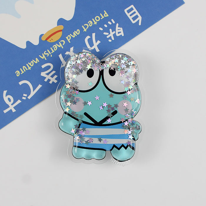 Wholesale Creative Cartoon Quicksand Phone Cushion Stand