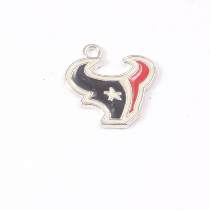 Wholesale Sports Football Drop Oil Team Pendant Mixed logo Drop Oil Sports Series Pendant
