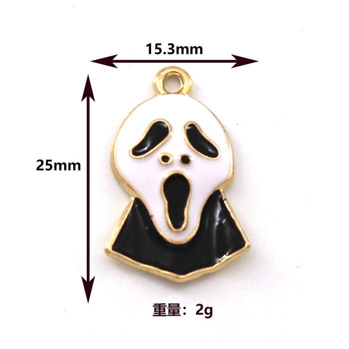 Wholesale 10cs   series diy alloy oil earrings pendant accessories factory direct sales