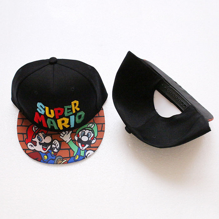 Wholesale New Hat Cosplay Performance Mario Flat Brim Baseball Cap JDC-FH-SXQ001