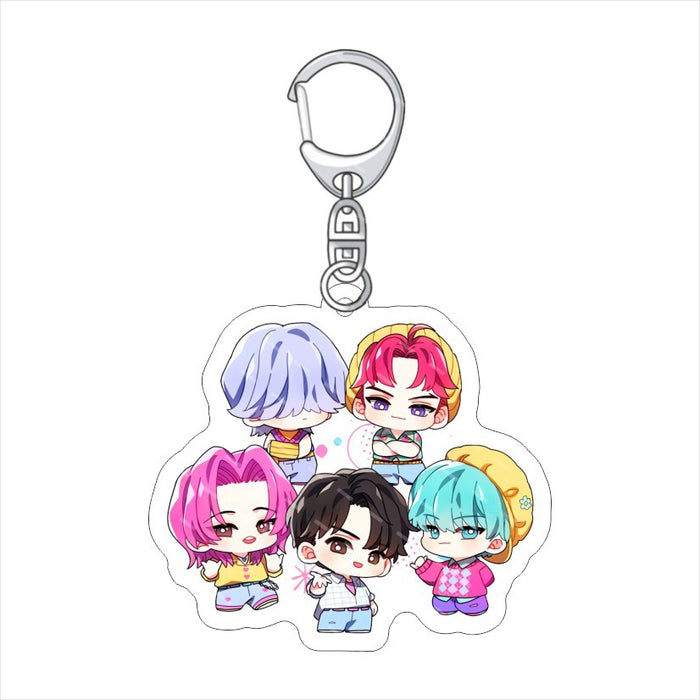 Wholesale K-POP Anime peripheral cute acrylic keychain
