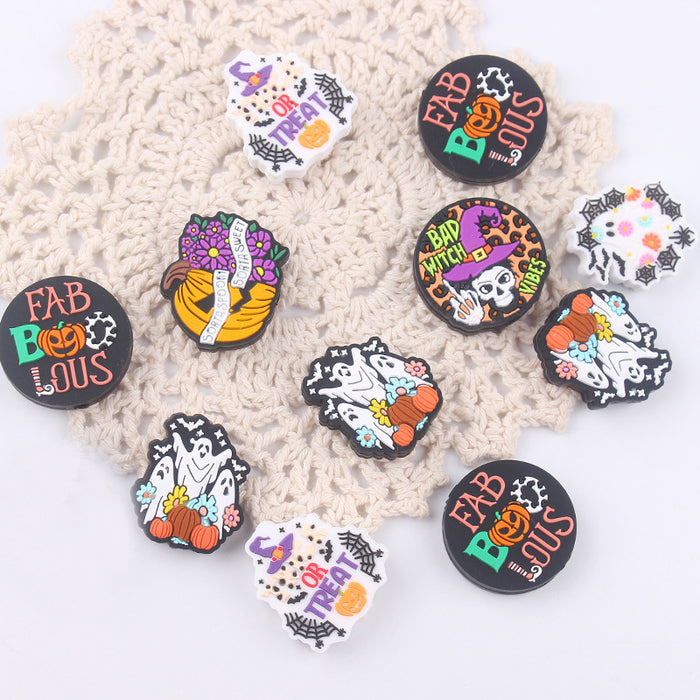 Wholesale Halloween Silicone Cartoon Focal Beads JDC-BDS-JZC010