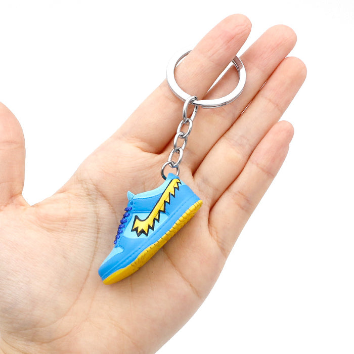 Wholesale PVC Basketball Shoe Model Keychain JDC-KC-QLPing016