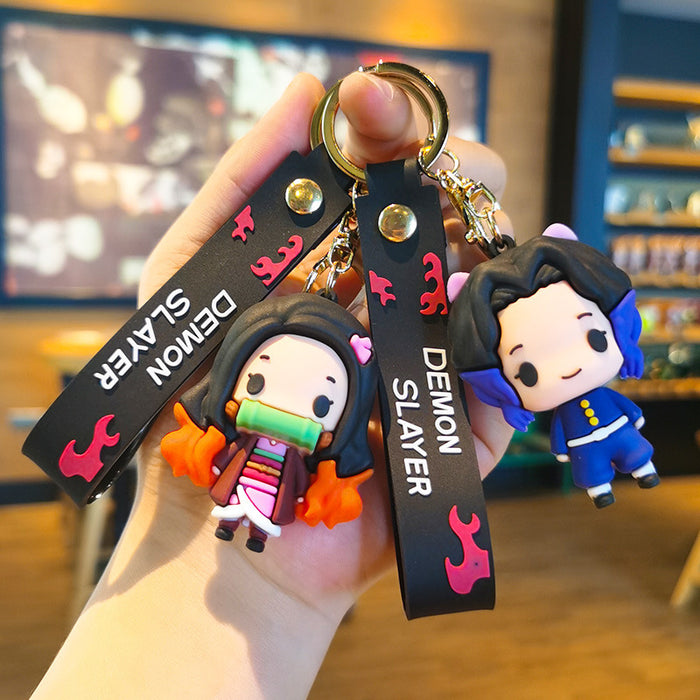 Wholesale Cartoon Doll Rubber Keychain JDC-KC-Tingm022