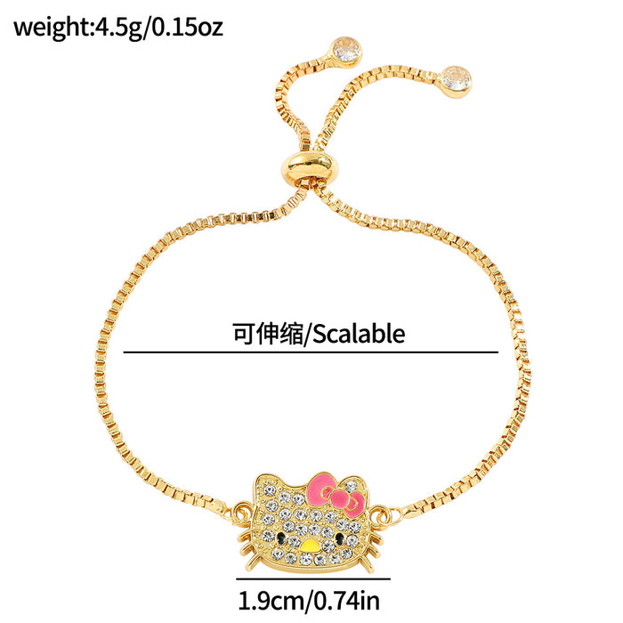 Wholesale Cartoon Anime Cat Bracelet
