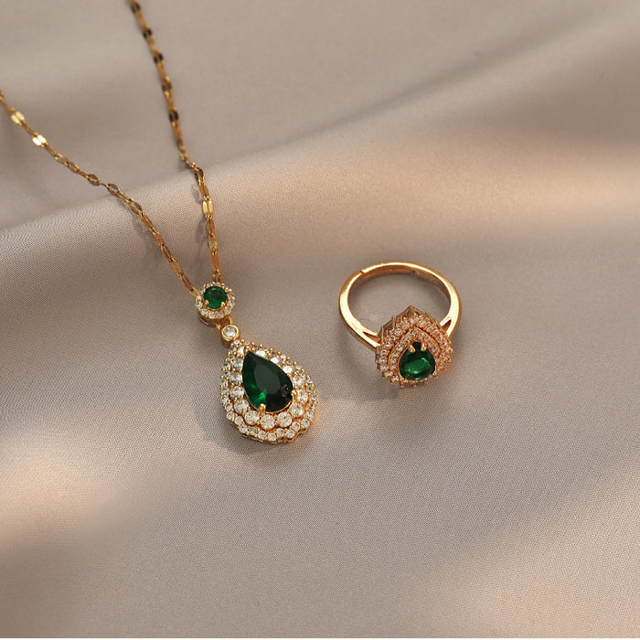 Wholesale Fashion necklace with micro inlaid zircon and full diamond, new minimalist and niche design, collarbone chain