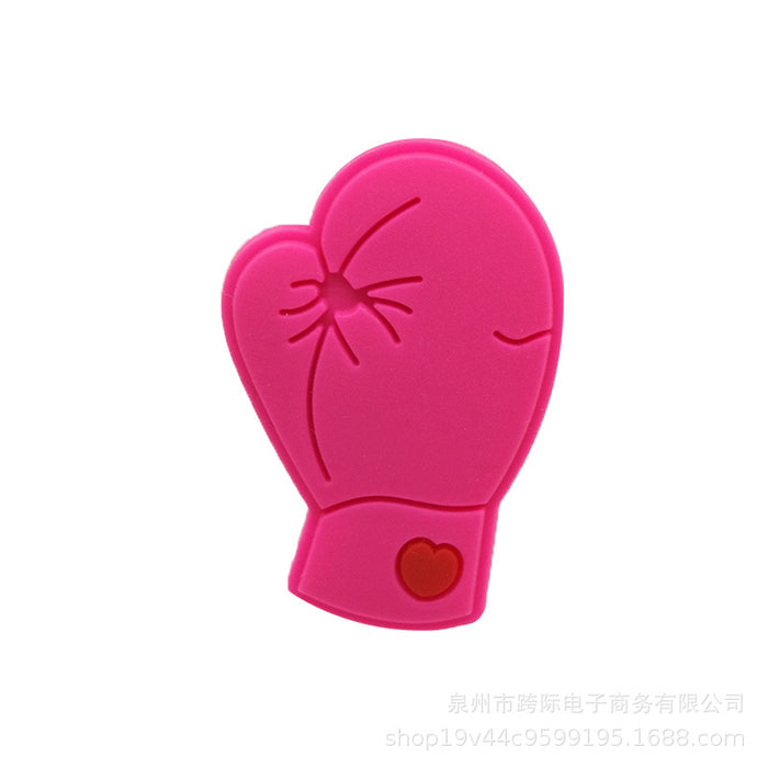Wholesale New Pink Casual Series Shoes Flower Shoes Buckle Hole Slippers Sports Bracelet Hole Bag Accessories Decorative Buckle