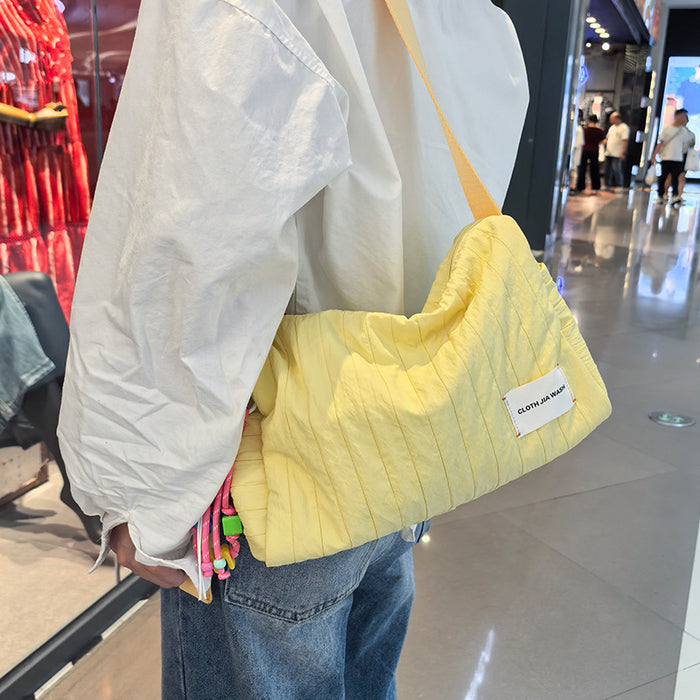 Wholesale Lazy style crossbody bag for women, large capacity tote bag, casual pillow bag, relaxed commuting shoulder bag