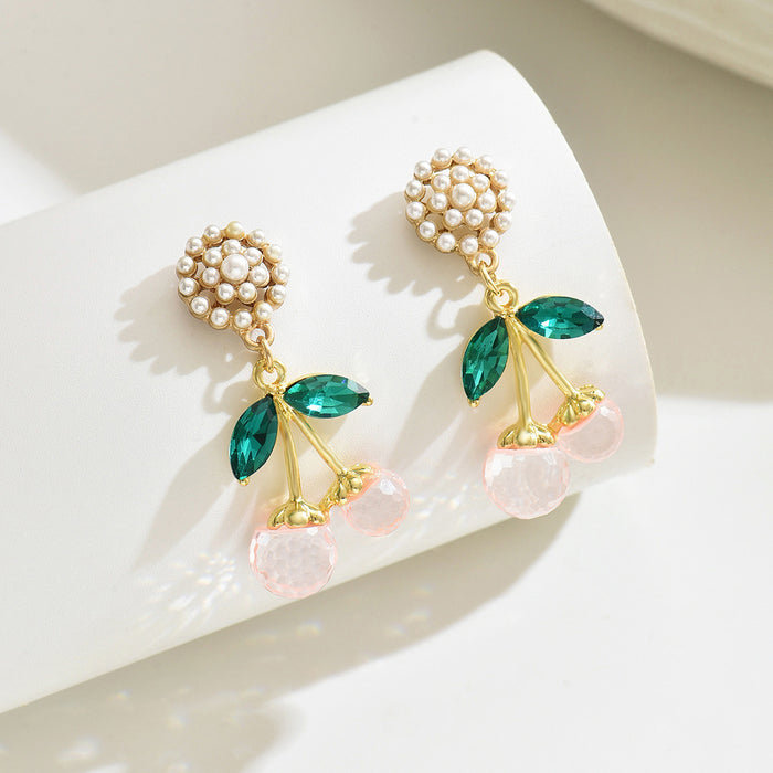 Wholesale Fashionable earrings with imitation pearl earrings, fashionable and simple earrings