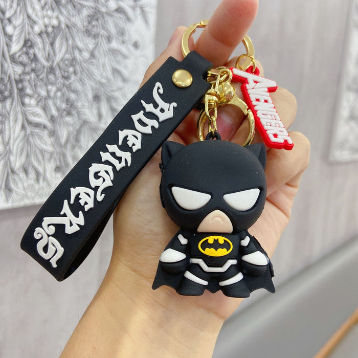 Wholesale Cartoon Car Keychain Men's and Women's Bag Silicone Key Chain Pendant