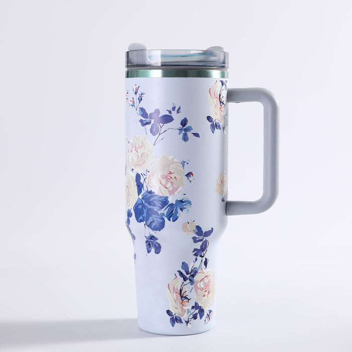 Wholesale Prosperity Series  40oz Car Cup Stainless Steel Insulated Cup Large Capacity Car Ice Cup with Handle