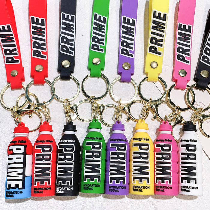 Wholesale Beverage Bottle PVC Soft Glue Keychain JDC-KC-Qiwei037