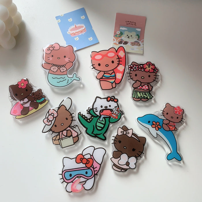 Wholesale Cute Cat Phone Airbag Stand 3m phone holder Grips