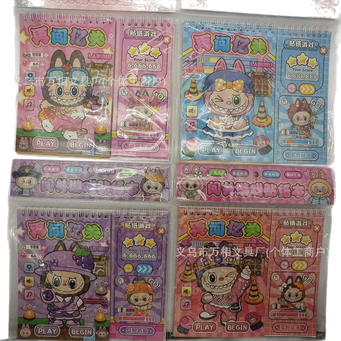 Wholesale Cute cartoon sticker set for a level-based game.