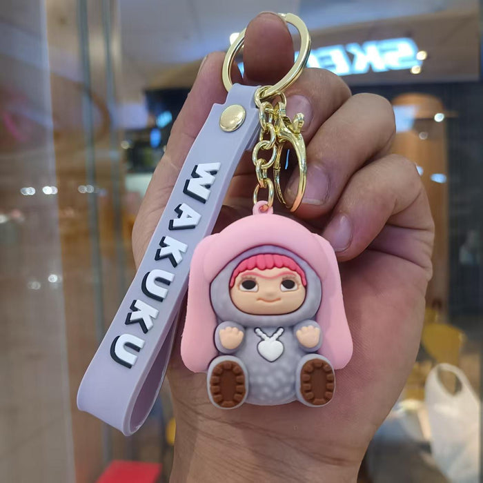 Wholesale Cartoon Soft PVC Keychain Charm