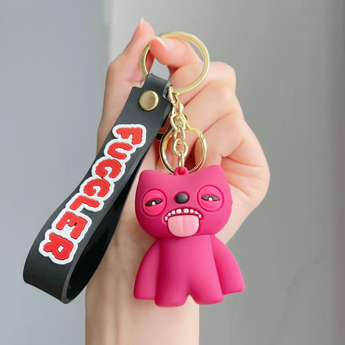 Wholesale Cute Tooth Monster Keychains