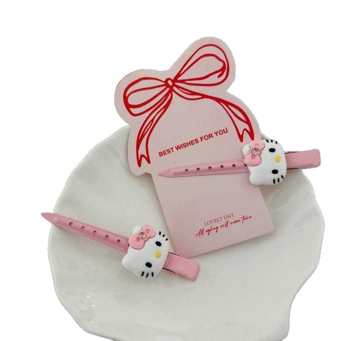 Wholesale Cute Pink Positioning Hair Clips