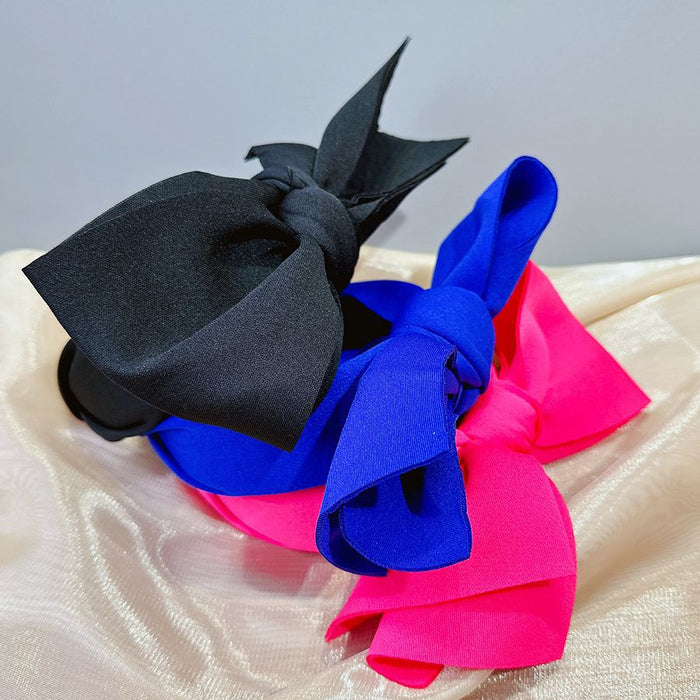 Wholesale Cute and Sweet Three-dimensional Big Bow Sponge Headband JDC-HD-MiaoY002