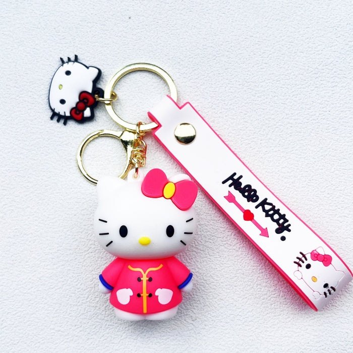 Wholesale PVC Cartoon Doll Keychain JDC-KC-WuYi029