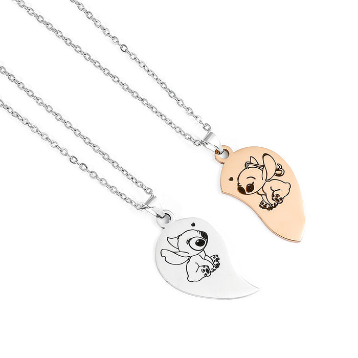 Wholesale Stainless Steel Love Pendant  Necklace